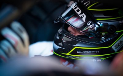 Jacopo Guidetti in pista nel GT Sprint per la fondamentale sfida di Imola